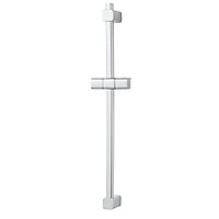 GoodHome Teesta Straight Shower riser rail, 67.4cm