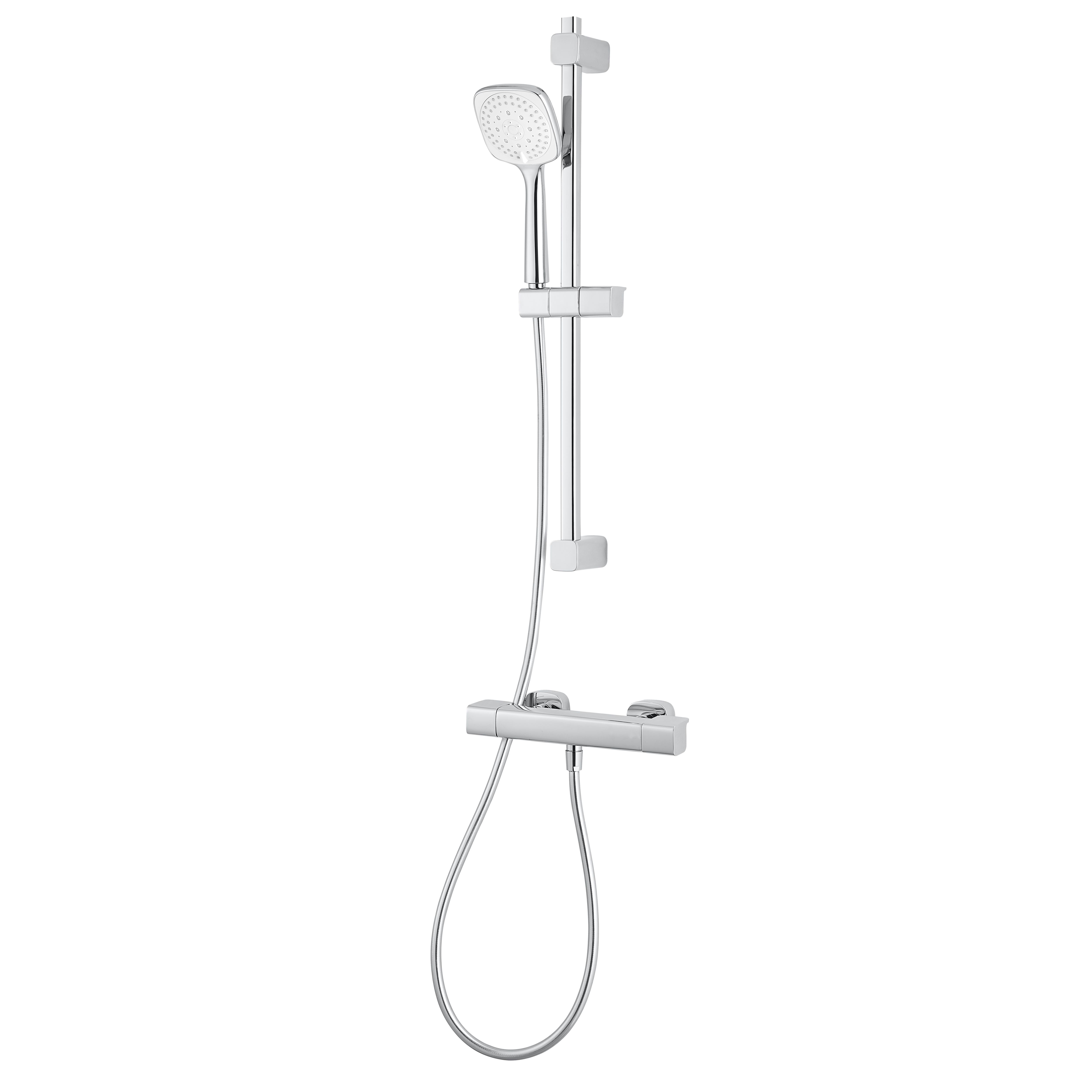 GoodHome Teesta Wall-mounted Thermostatic Mixer Shower