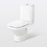 GoodHome Teesta White Close-coupled Toilet & cistern with Soft close seat