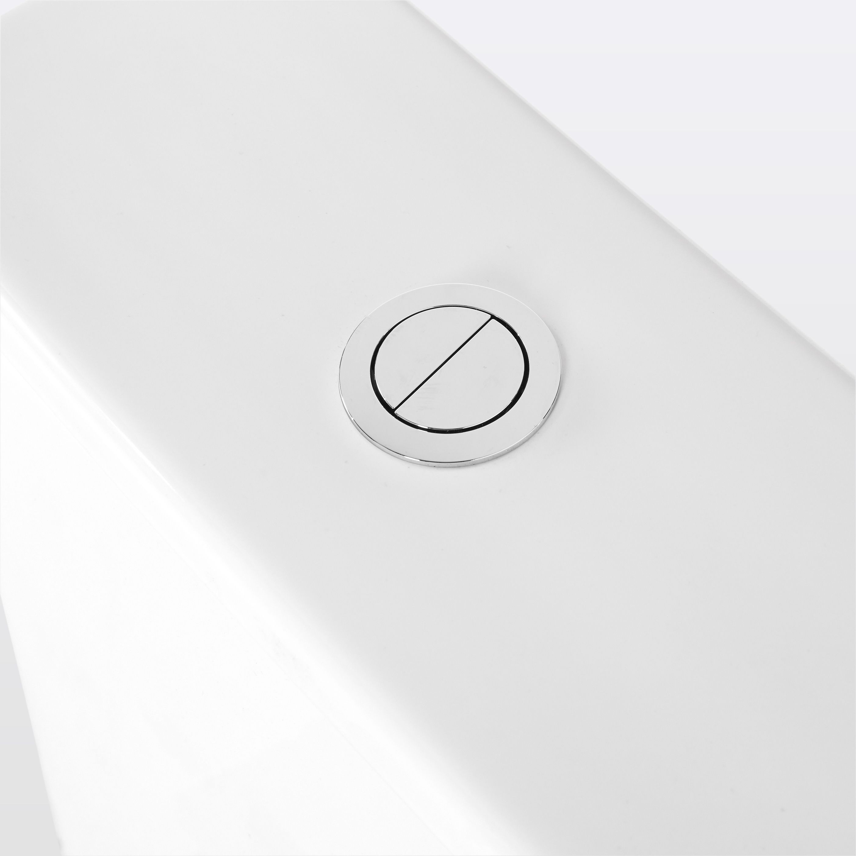 GoodHome Teesta White Rimless Close-coupled Toilet Soft close seat