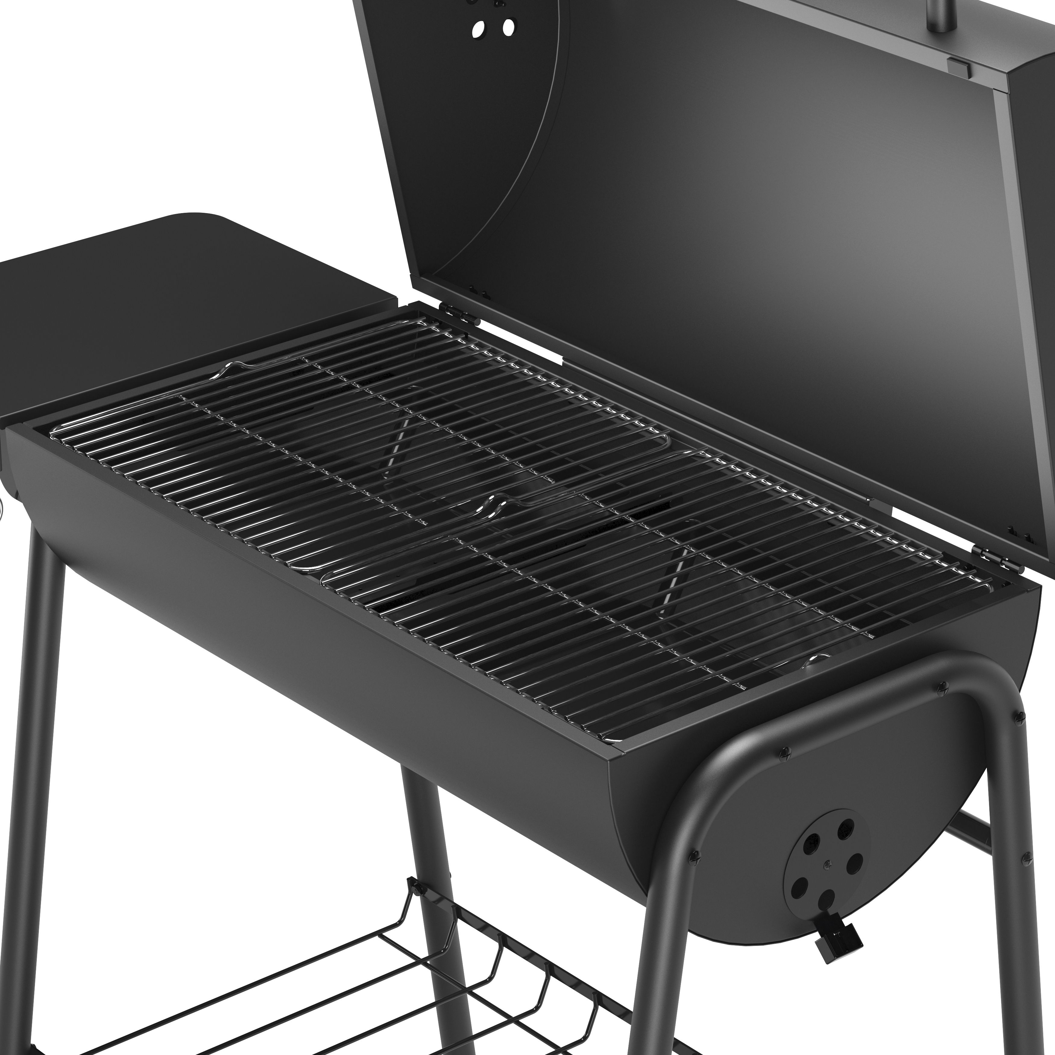 GoodHome Tehama Black Charcoal BBQ DIY at B Q
