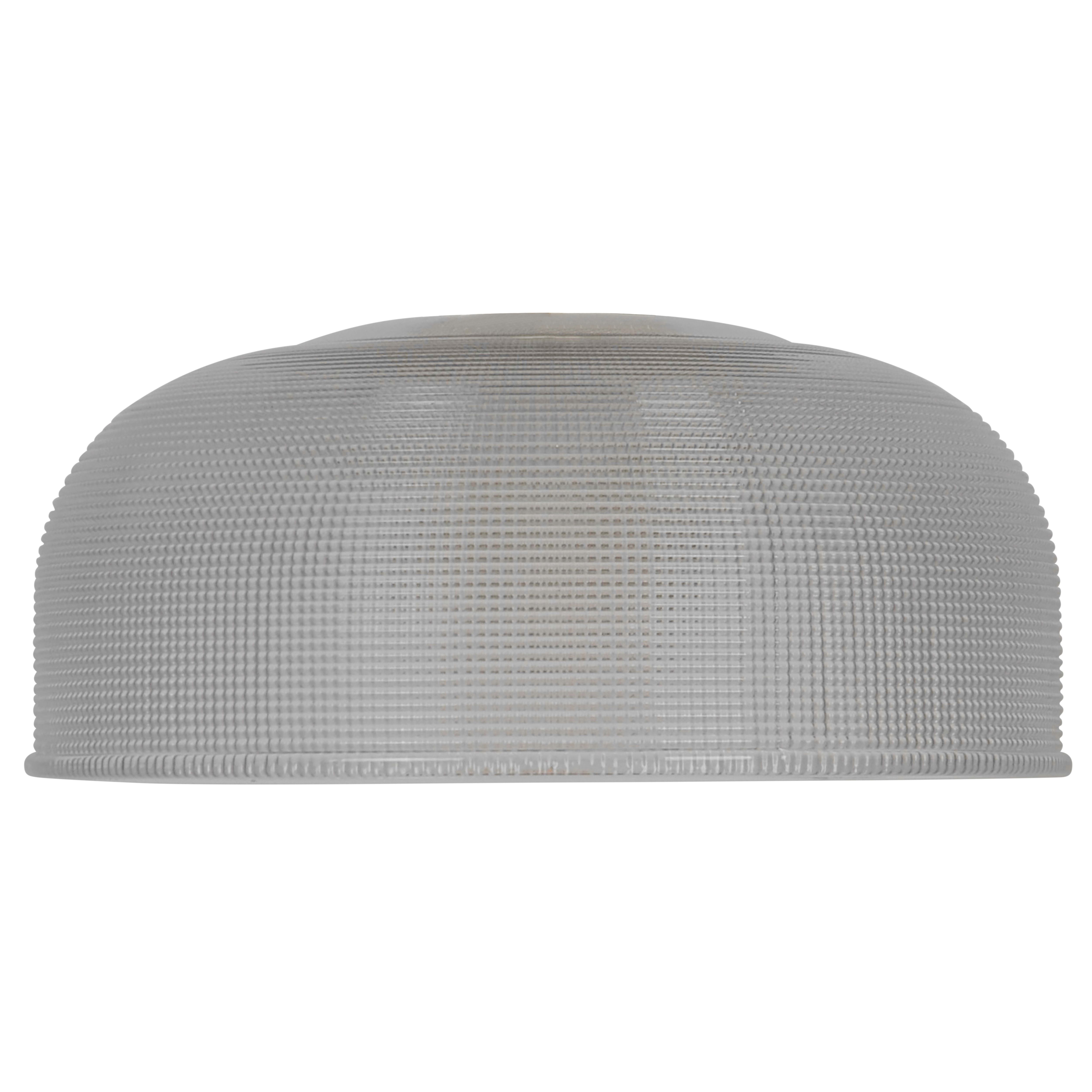 GoodHome Thirsk Clear Multi-Faceted Semi-circle Lamp shade (D)26.5cm