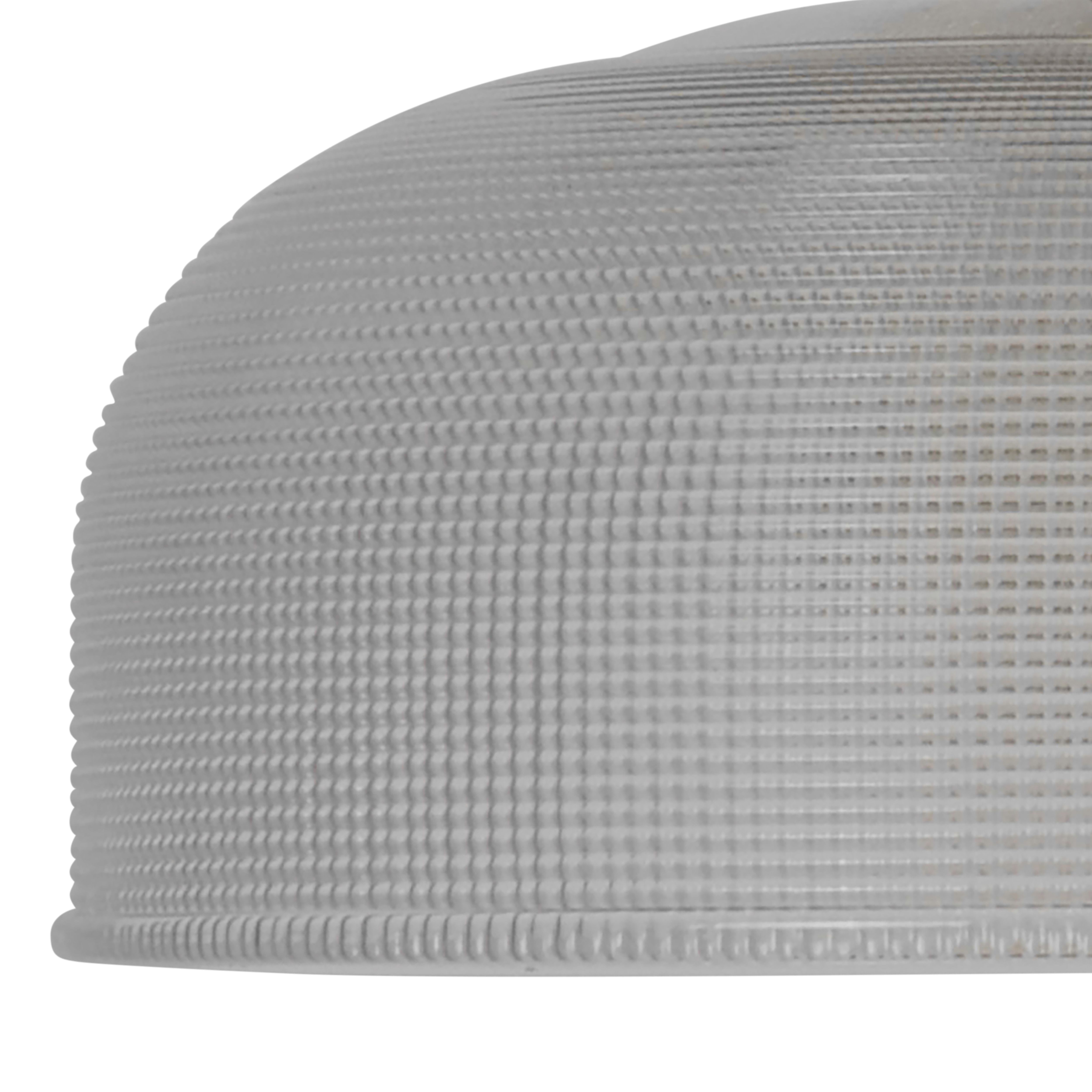 GoodHome Thirsk Clear Multi-Faceted Semi-circle Lamp shade (D)26.5cm
