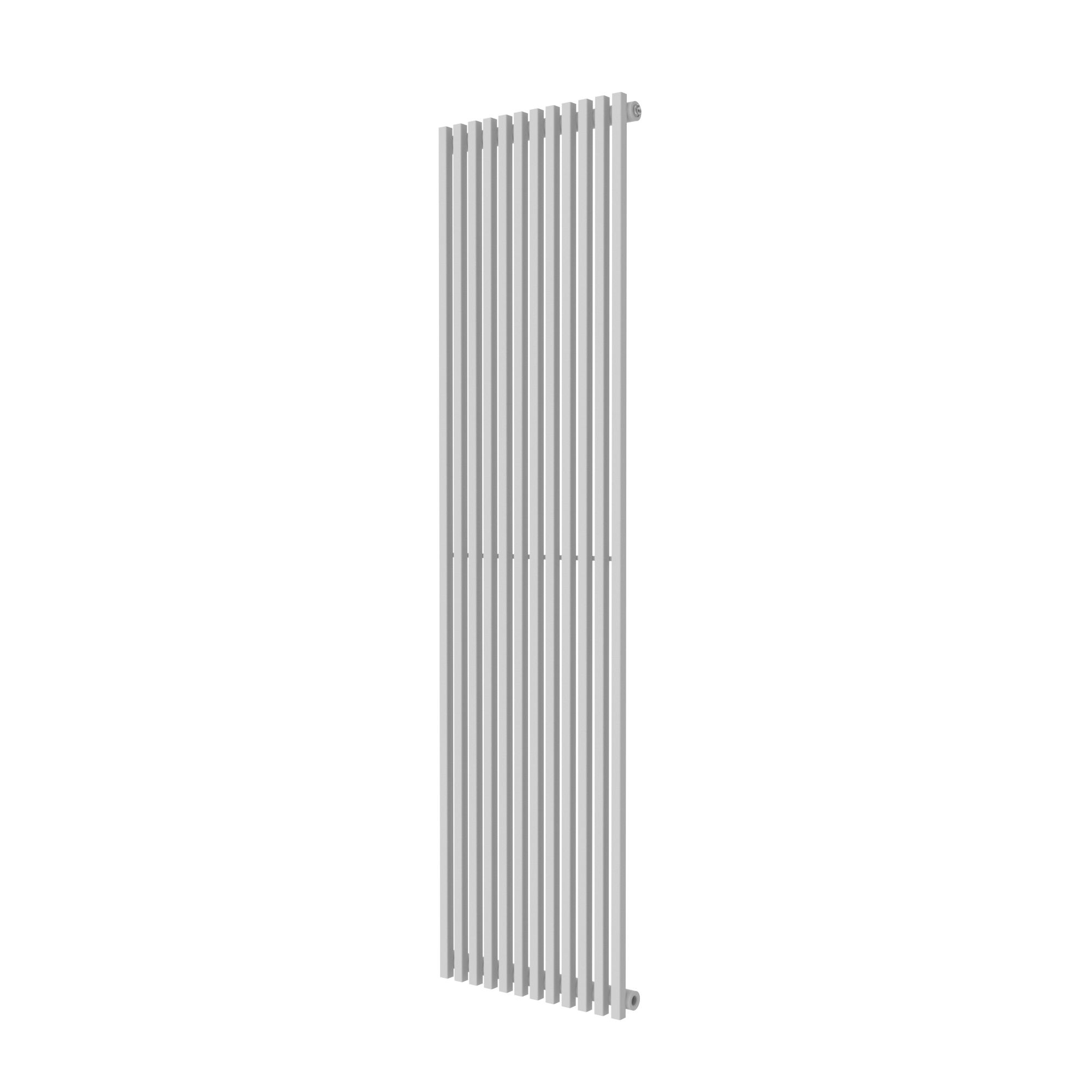 GoodHome Thorpe White Vertical Designer Radiator, (W)480mm x (H)1800mm