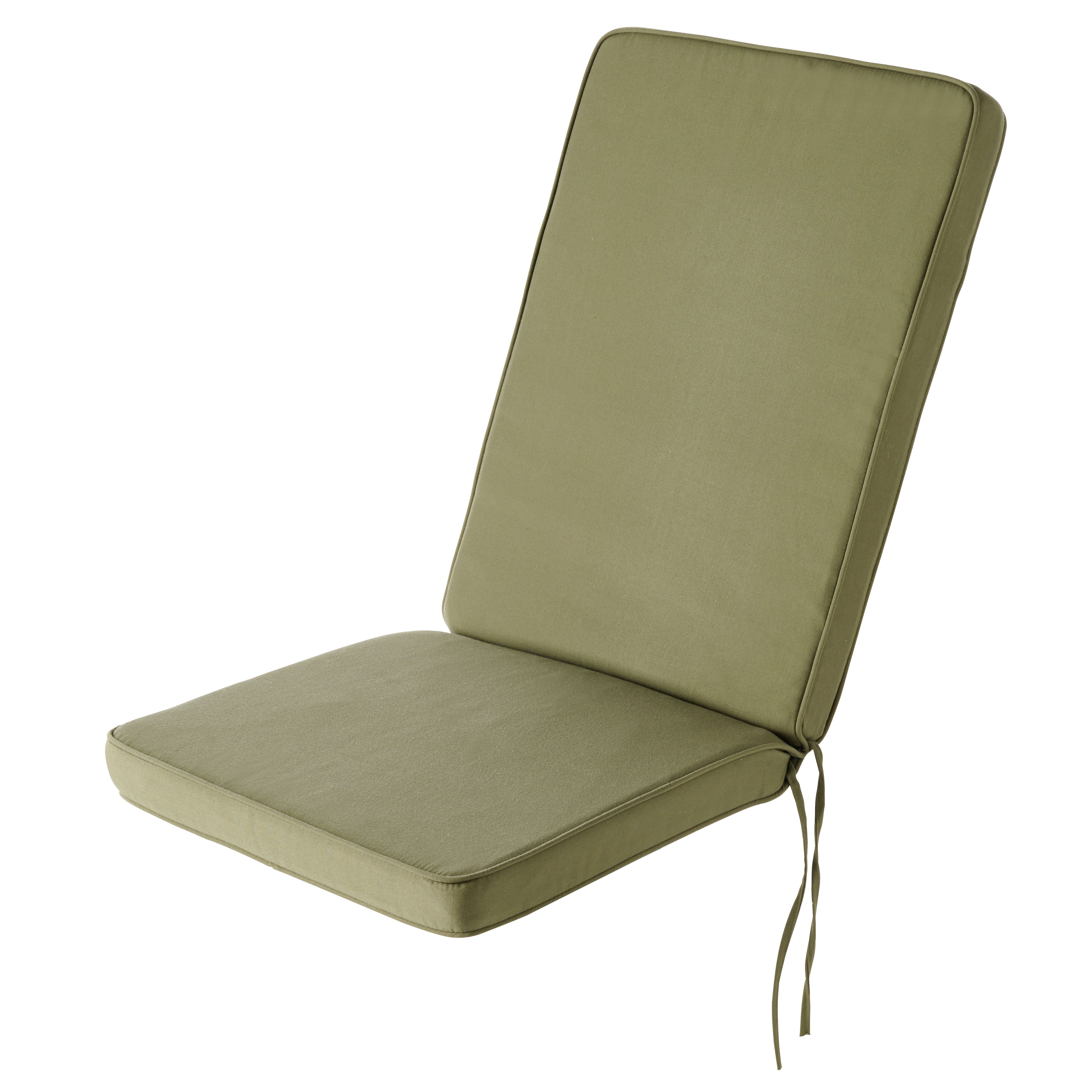 Garden high clearance back chair cushions