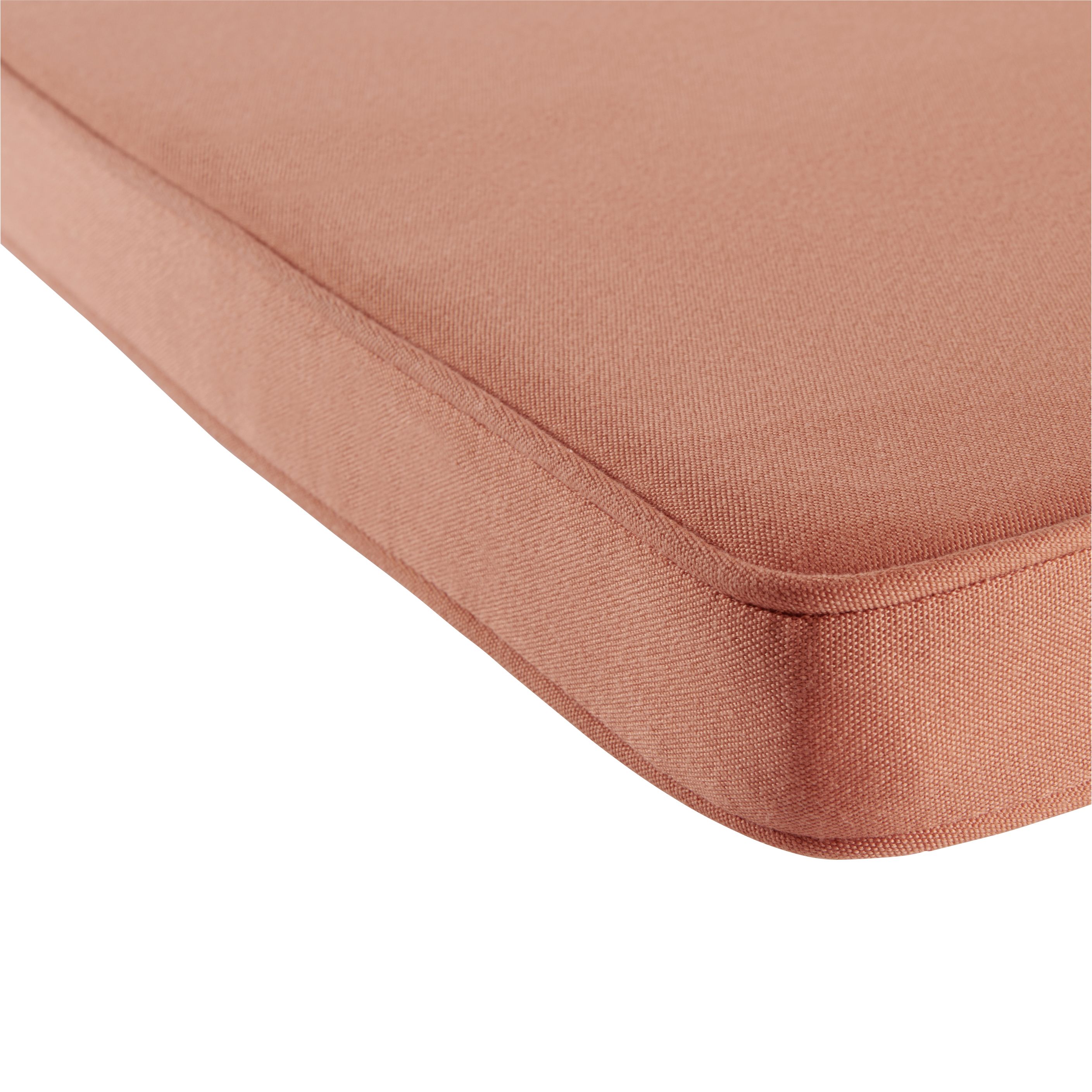 GoodHome Tiga Mango red Plain Square Seat pad (L)40cm x (W)40cm