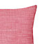 GoodHome Tiga Plain Red Cushion (L)30cm x (W)50cm