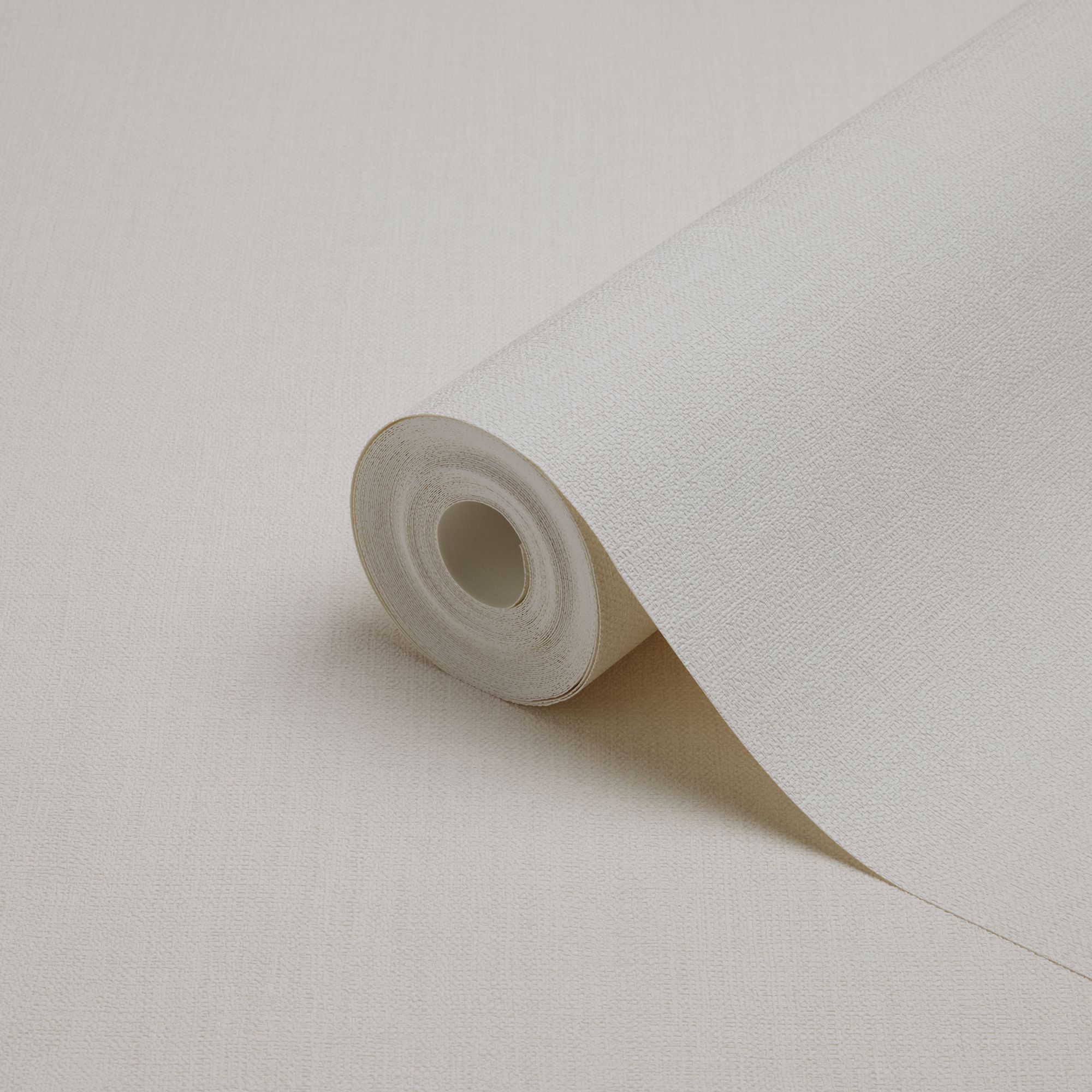 GoodHome Tille White Fabric effect Textured Wallpaper DIY at B&Q