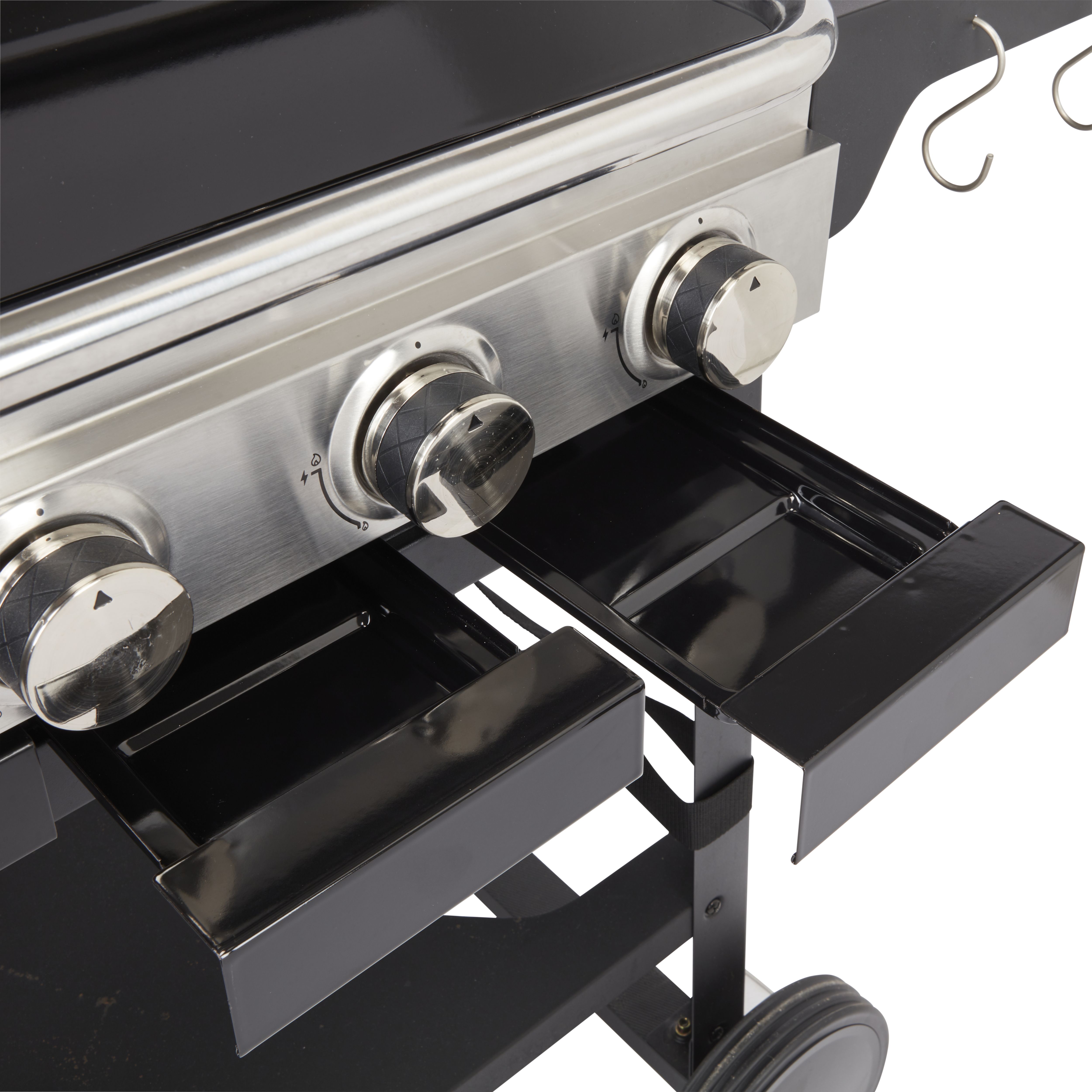 GoodHome Tippah 4.0 Black 4 burner Gas BBQ