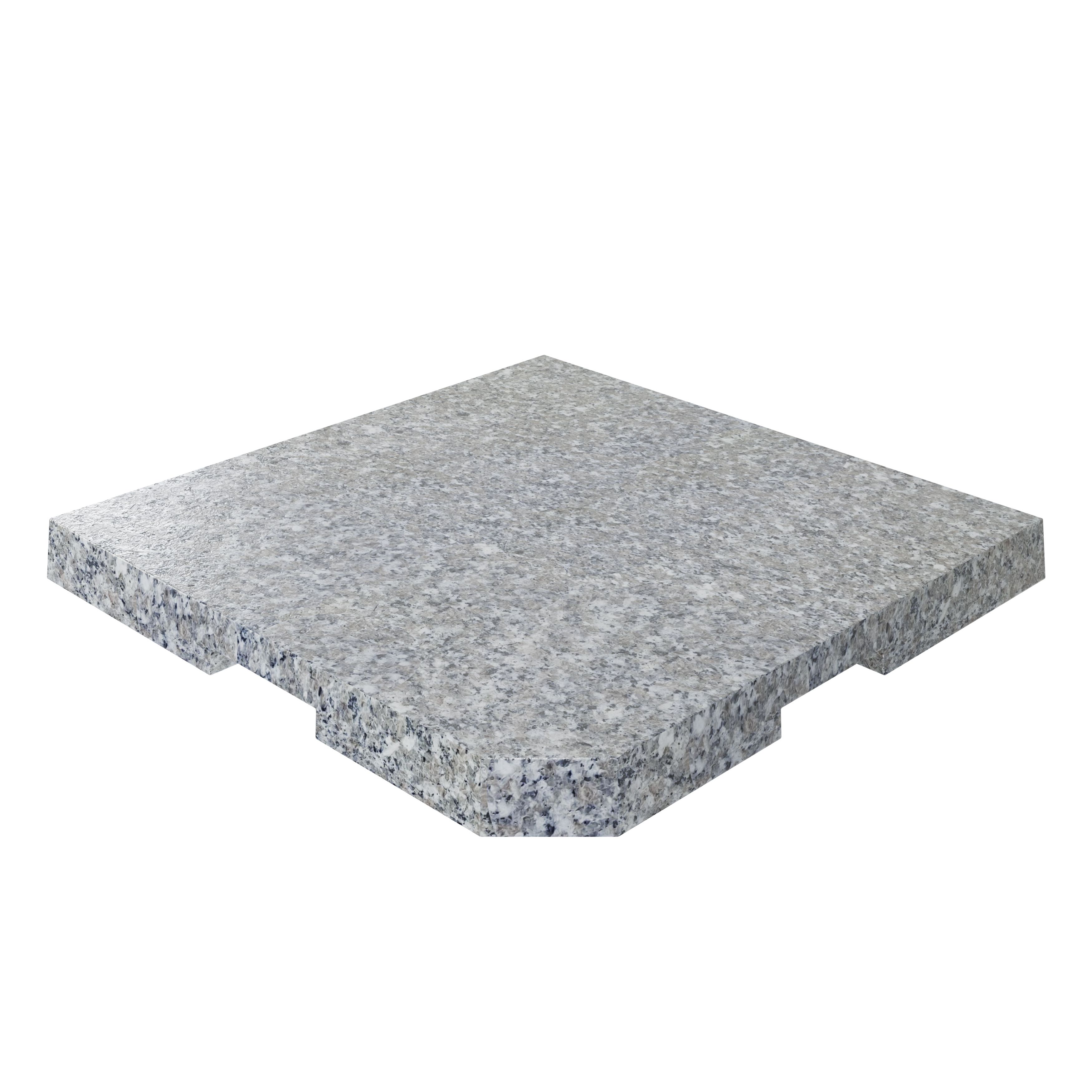 GoodHome Tivano Grey Square Parasol base 22kg