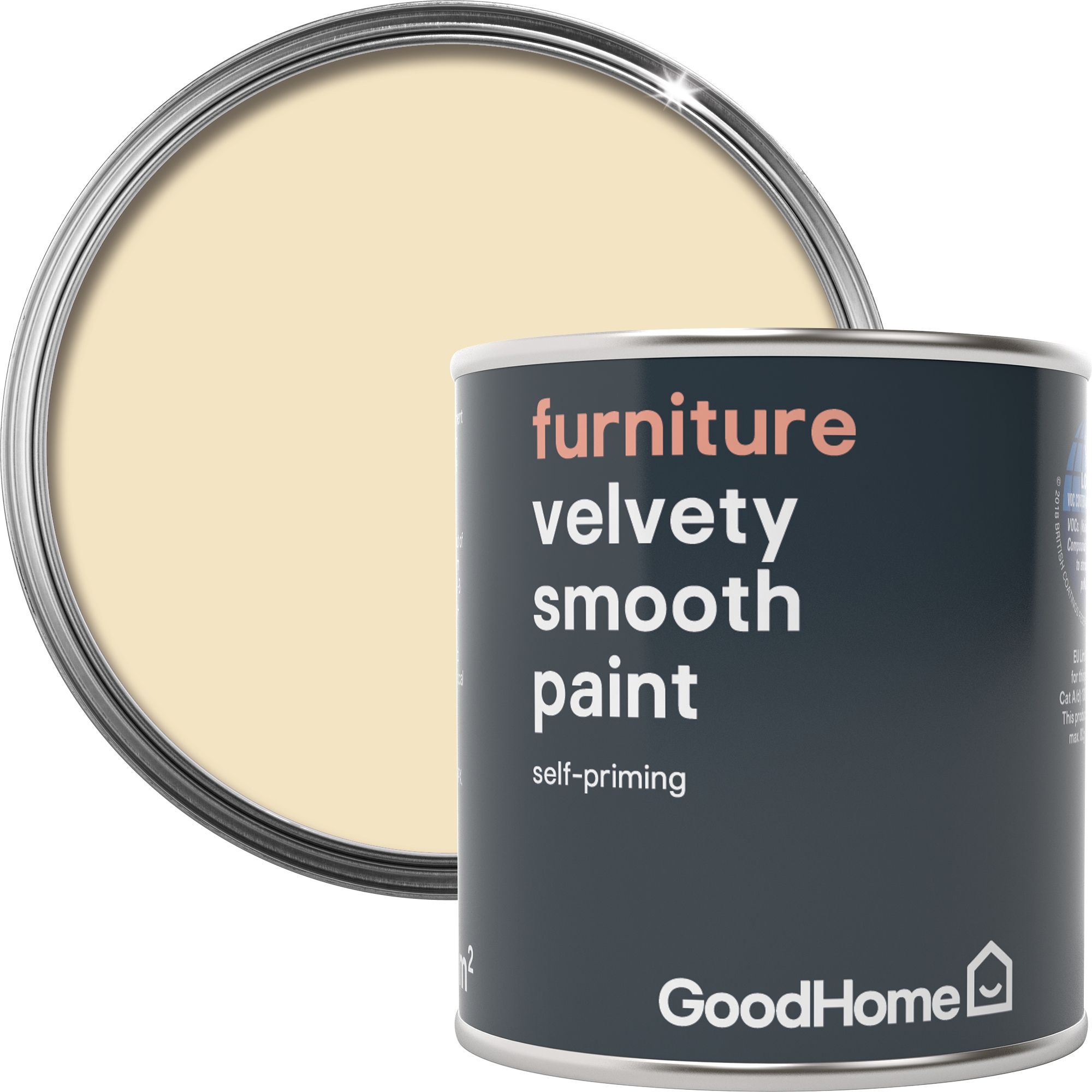 GoodHome Toronto Matt Furniture paint, 125ml