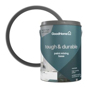 GoodHome Tough & Durable Interior Wall & ceiling Matt Emulsion, Base A, 5L