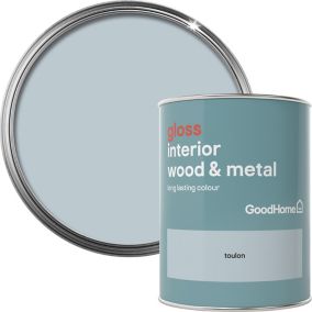 GoodHome Toulon Gloss Metal & wood paint, 750ml