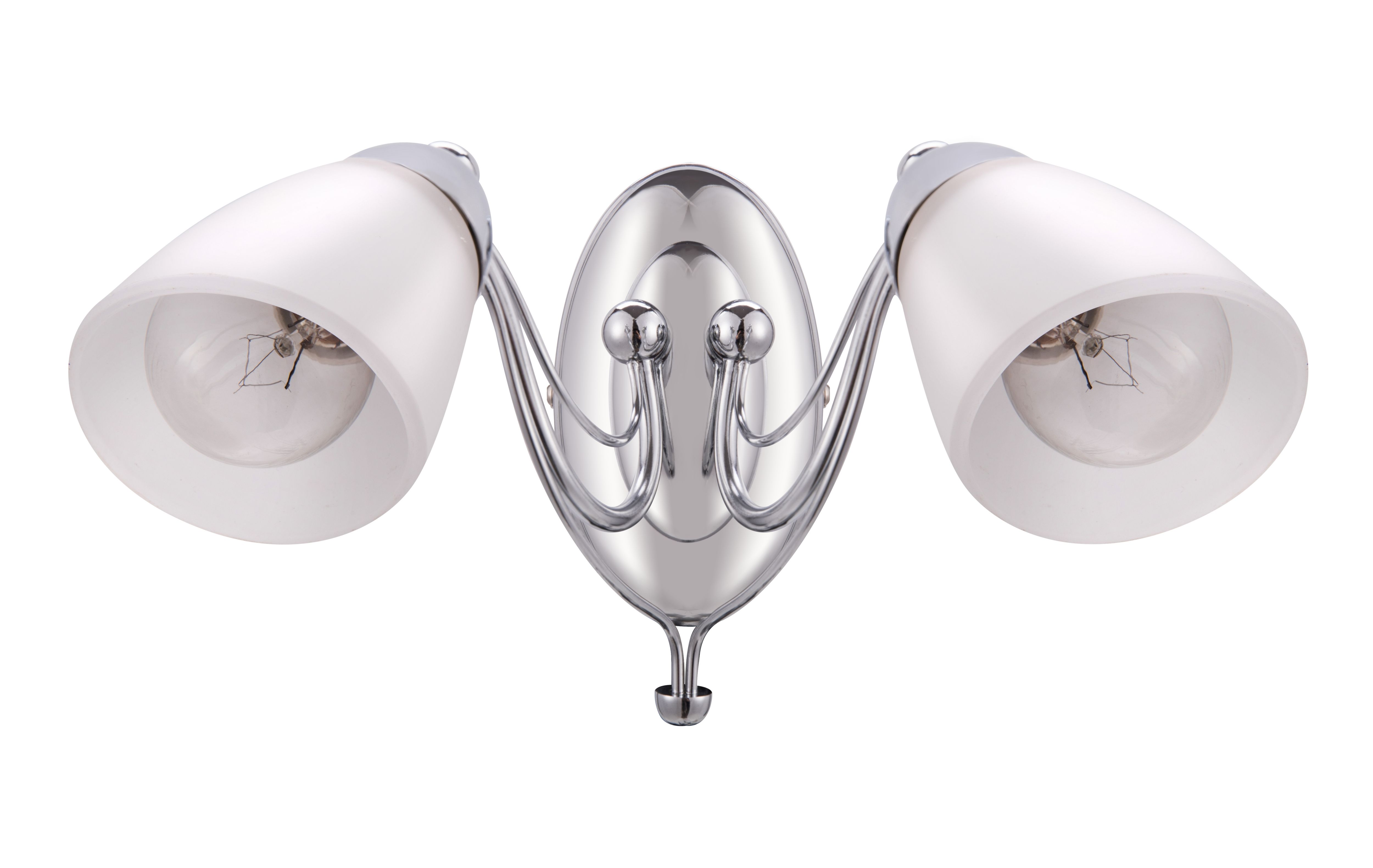 GoodHome Trivia Chrome effect Double Wall light