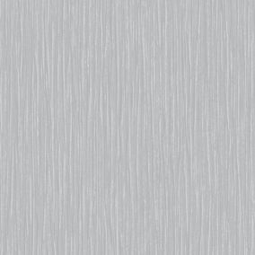 GoodHome Truyes Grey Glitter effect Wood grain Textured Wallpaper Sample