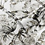 GoodHome Turman Black & white Tropical Matt Mural