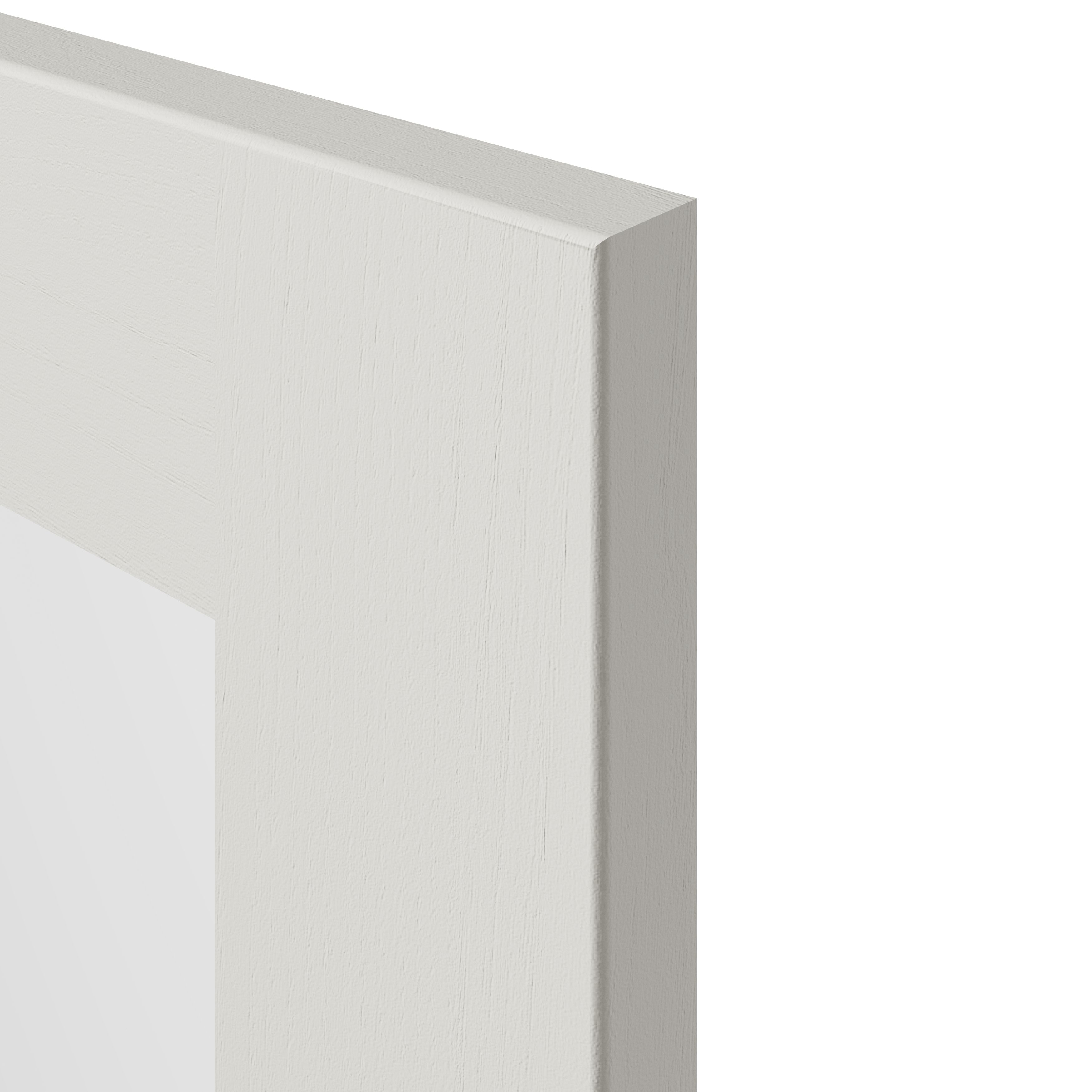 GoodHome Tydeman Matt porcelain Glazed Cabinet door (W)500mm (H)900mm (T)20mm