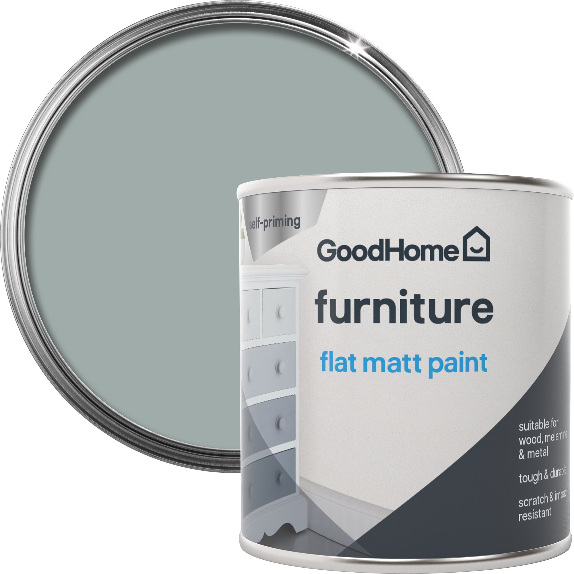 GoodHome Tyrone Matt Furniture paint, 125ml