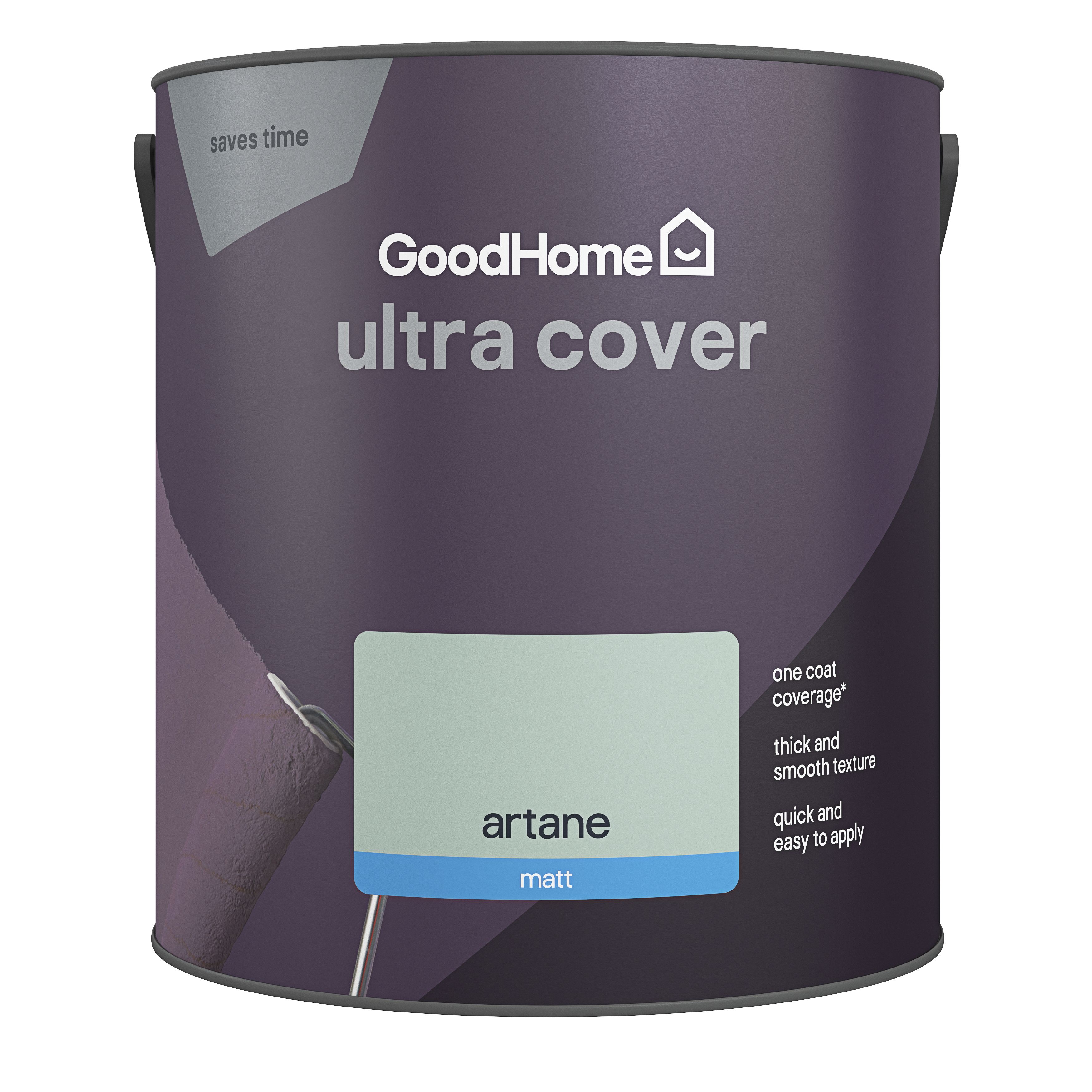 GoodHome Ultra Cover Artane Matt Emulsion paint, 2.5L