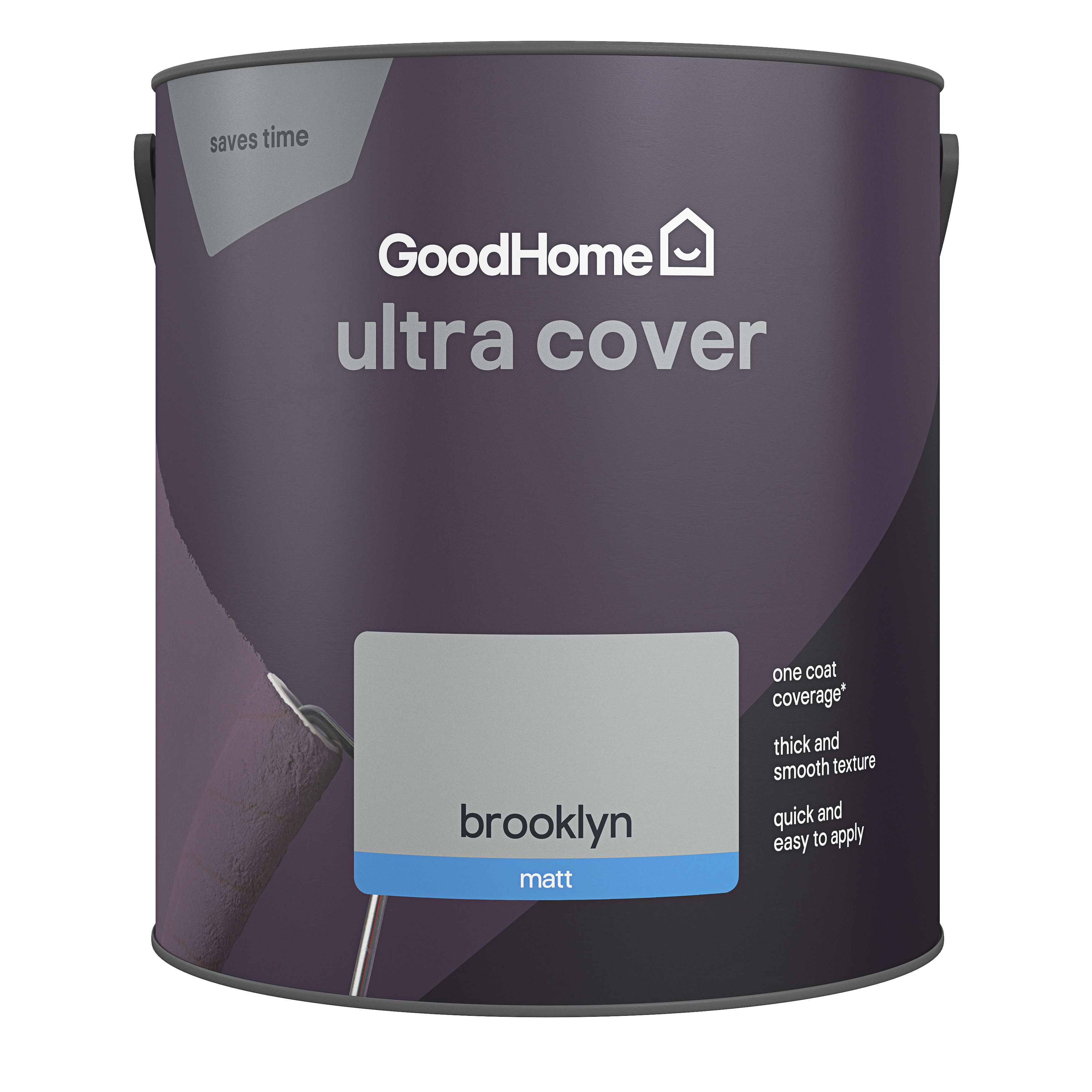 GoodHome Ultra Cover Brooklyn Matt Emulsion paint, 2.5L