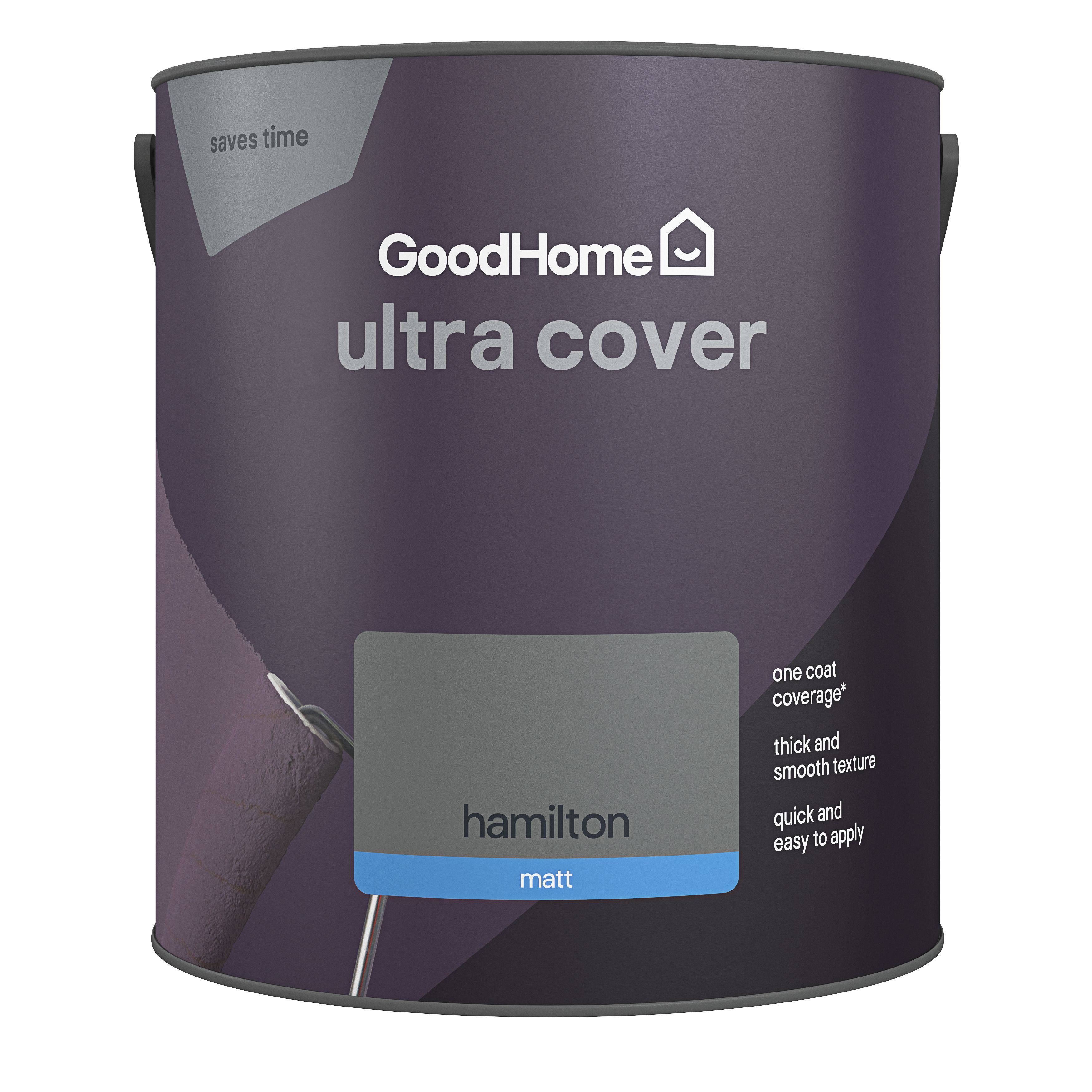 GoodHome Ultra Cover Hamilton Matt Emulsion paint, 2.5L