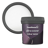 GoodHome Ultra Cover North Pole Matt Emulsion paint, 50ml Tester pot