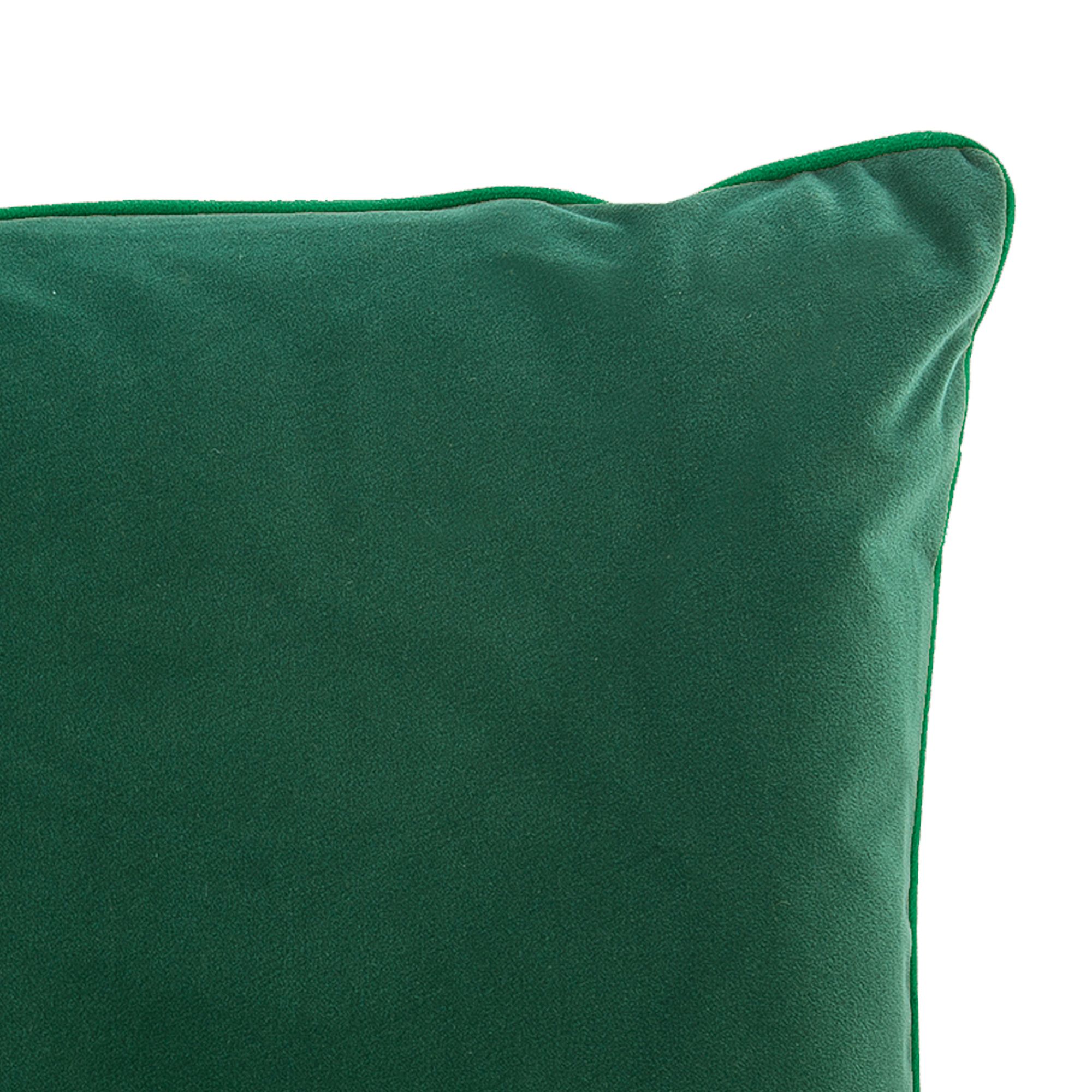 Valgreta Square Dark green Cushion (L)43cm x (W)430cm