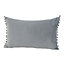 GoodHome Valgreta Grey Rectangular Indoor Cushion (L)30cm x (W)500cm