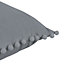 GoodHome Valgreta Grey Rectangular Indoor Cushion (L)30cm x (W)500cm