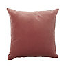 GoodHome Valgreta Old rose Plain Indoor Cushion (L)43cm x (W)43cm