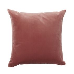 GoodHome Valgreta Plain Old rose Cushion (L)43cm x (W)43cm