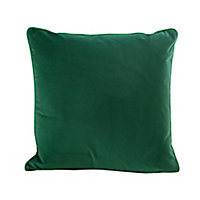 GoodHome Valgreta Square Dark green Cushion (L)43cm x (W)430cm