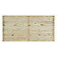 GoodHome Venetian Contemporary Pressure treated 3ft Wooden Fence panel (W)1.8m (H)0.9m