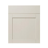 GoodHome Verbena Matt cashmere Door & drawer, (W)600mm (H)715mm (T)20mm