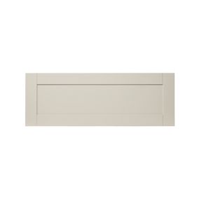 GoodHome Verbena Matt cashmere Drawer front, bridging & bi fold door, (W)1000mm (H)356mm (T)20mm