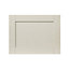 GoodHome Verbena Matt cashmere painted natural ash shaker Appliance Cabinet door (W)600mm (H)453mm (T)20mm
