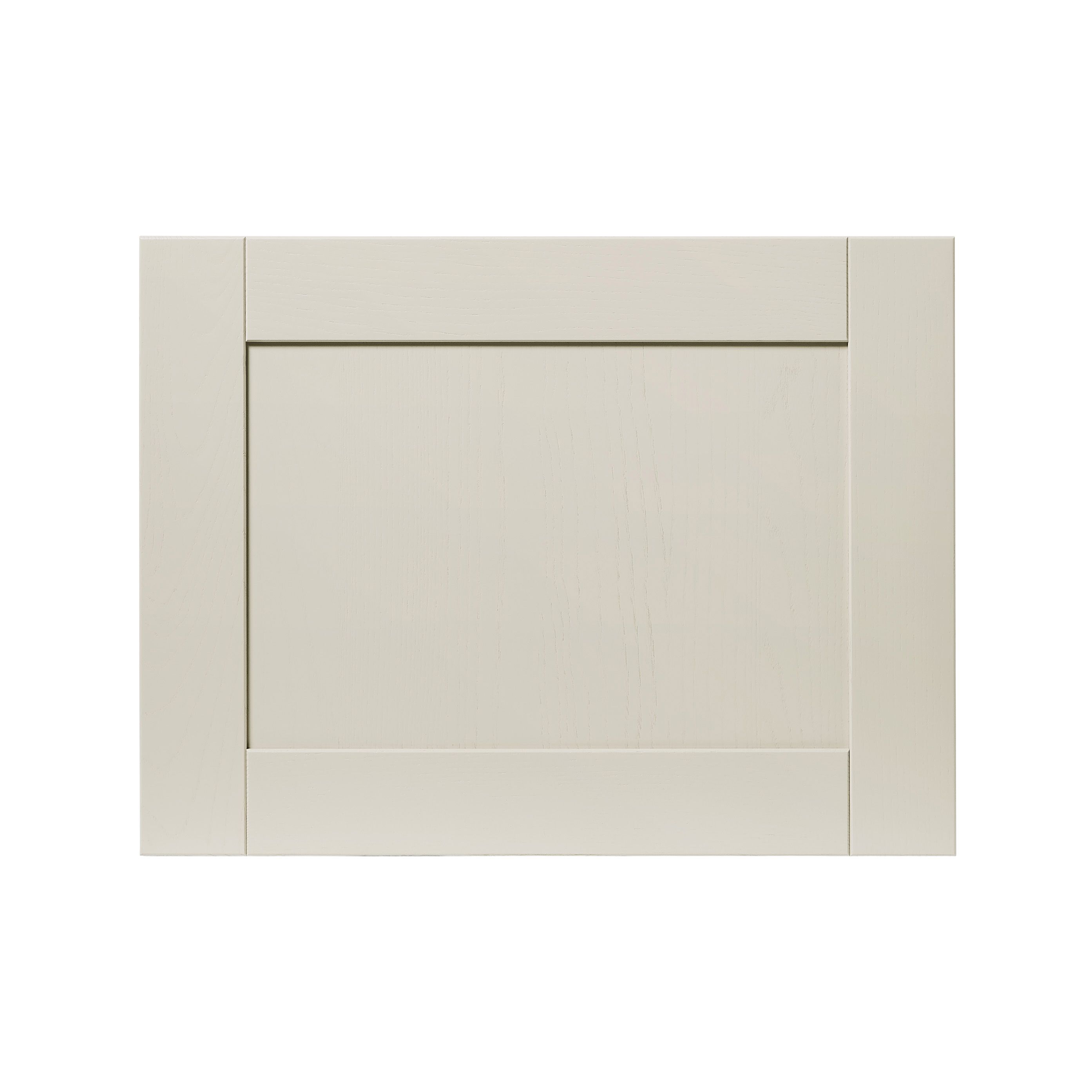 GoodHome Verbena Matt cashmere painted natural ash shaker Appliance Cabinet door (W)600mm (H)453mm (T)20mm