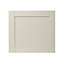 GoodHome Verbena Matt cashmere painted natural ash shaker Appliance Cabinet door (W)600mm (H)543mm (T)20mm