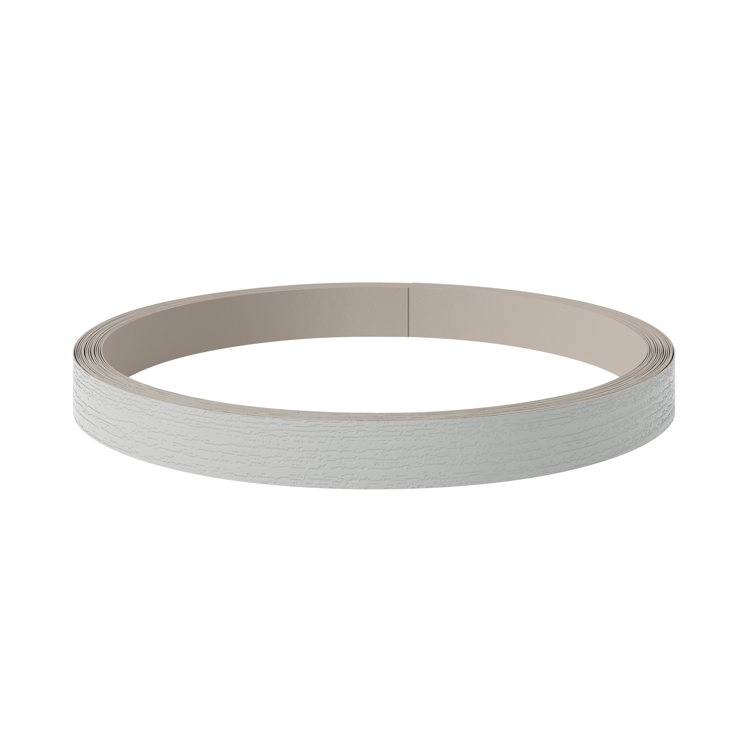 GoodHome Verbena Matt cashmere painted natural ash shaker Cashmere Edging tape, (L)10m (W)19mm