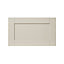 GoodHome Verbena Matt cashmere painted natural ash shaker Drawer front, bridging door & bi fold door, (W)600mm