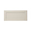 GoodHome Verbena Matt cashmere painted natural ash shaker Drawer front, bridging door & bi fold door, (W)800mm