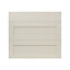 GoodHome Verbena Matt cashmere painted natural ash shaker Drawer front (W)800mm, Pack of 3