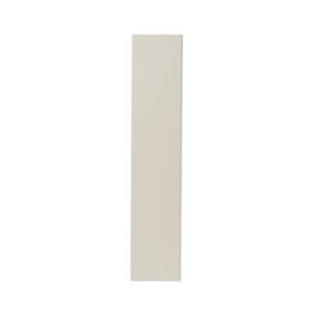 GoodHome Verbena Matt cashmere painted natural ash shaker Highline Cabinet door (W)150mm (H)715mm (T)20mm