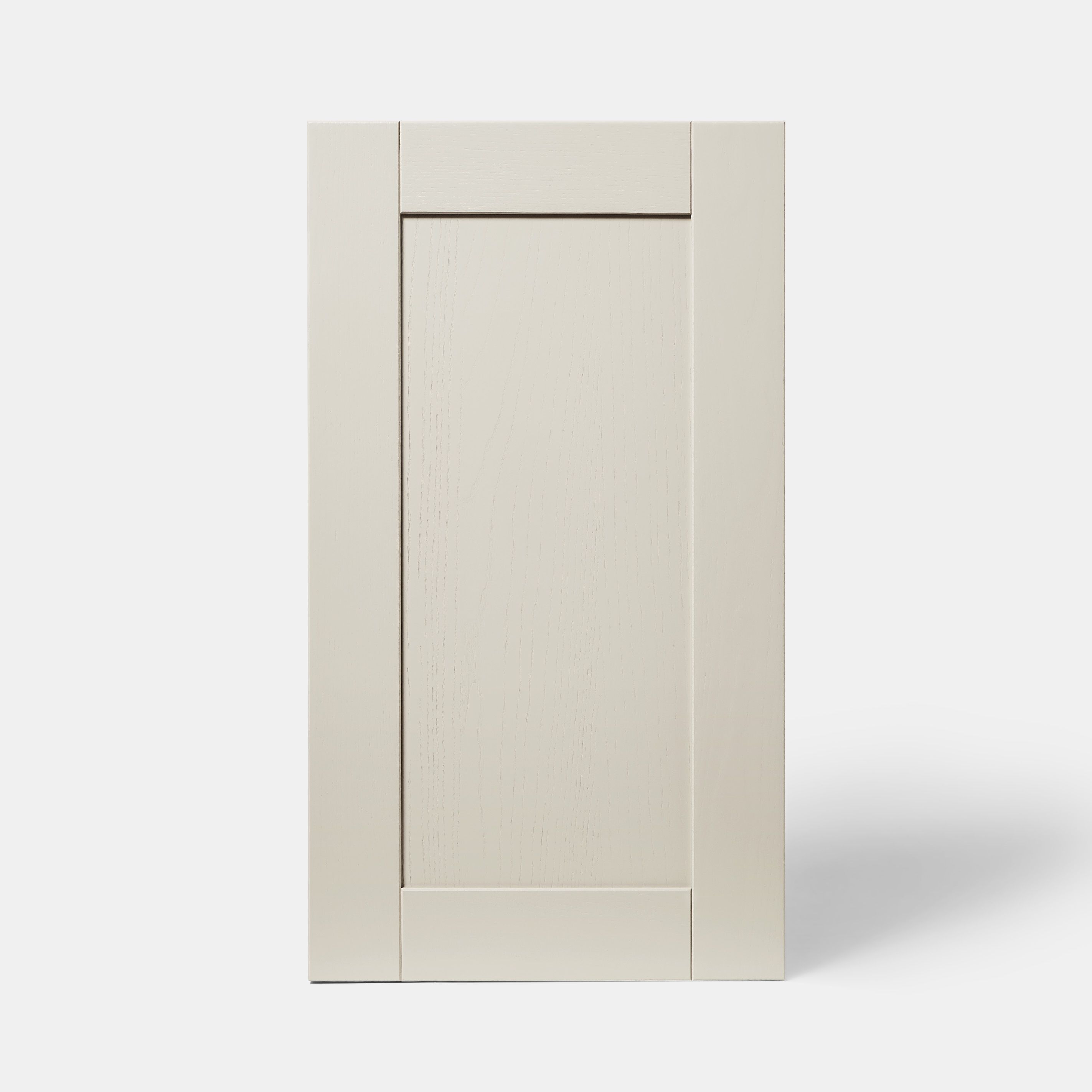 GoodHome Verbena Matt cashmere painted natural ash shaker Highline Cabinet door (W)450mm (H)715mm (T)20mm - 3