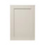 GoodHome Verbena Matt cashmere painted natural ash shaker Highline Cabinet door (W)500mm (H)715mm (T)20mm