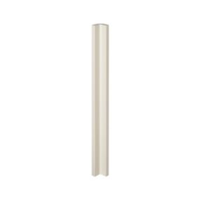 GoodHome Verbena Matt cashmere painted natural ash shaker Matt cashmere Standard Corner post, (W)59mm