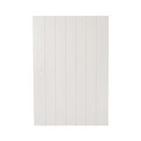GoodHome Verbena Matt cashmere painted natural ash shaker Standard End panel (H)900mm (W)610mm