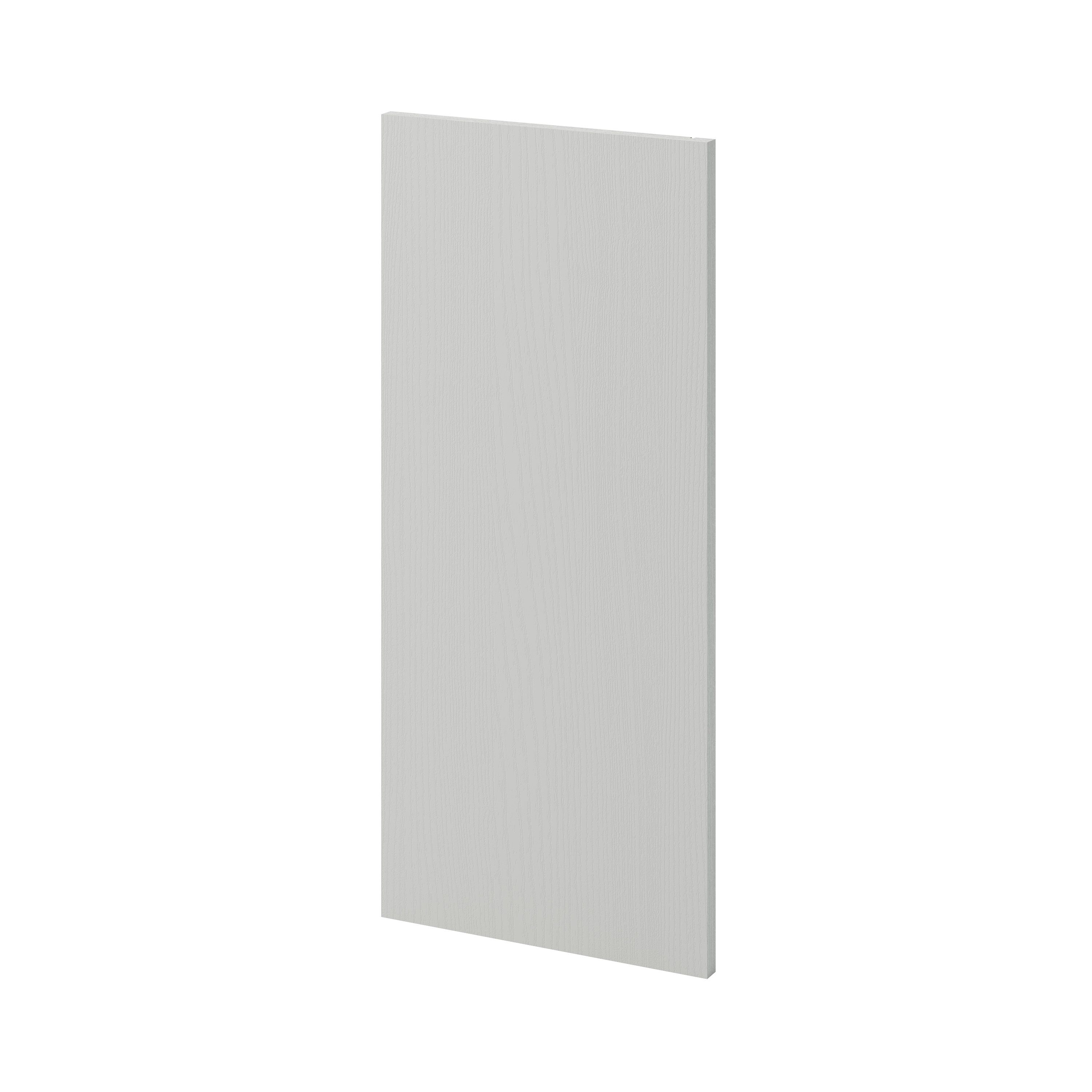 GoodHome Verbena Matt cashmere painted natural ash shaker Standard Wall End panel (H)720mm (W)320mm - 3