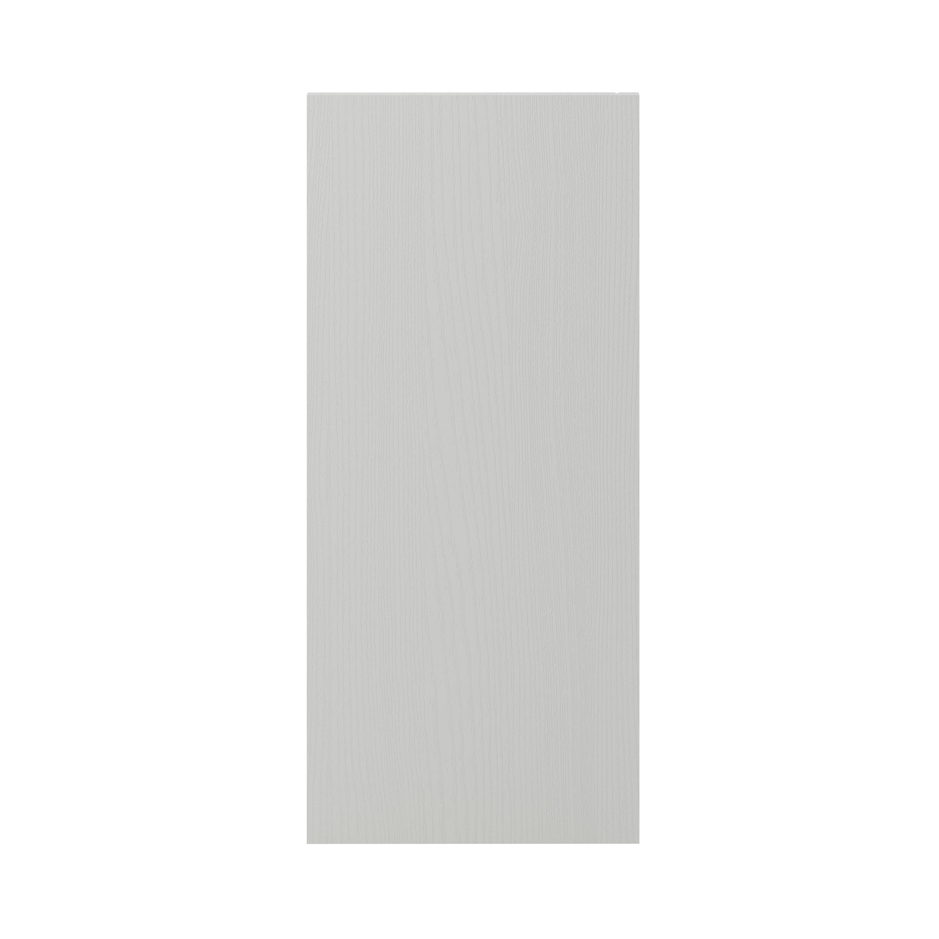 GoodHome Verbena Matt cashmere painted natural ash shaker Standard Wall End panel (H)720mm (W)320mm