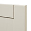 GoodHome Verbena Matt cashmere painted natural ash shaker Tall appliance Cabinet door (W)600mm (H)633mm (T)20mm